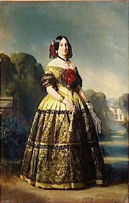 Franz Xaver Winterhalter Portrait of Luisa Fernanda of Spain Duchess of Montpensier oil painting image